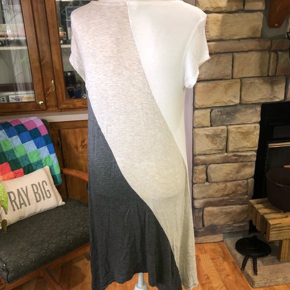 1.4.3. STORY BY LINE UP SIZE MEDIUM? MULTICOLORED CAP SLEEVE ASYMMETRICAL DRESS - Picture 3 of 3